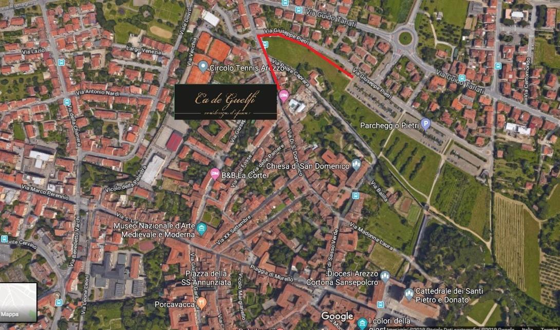 Ca De Guelfi Residenza D'Epoca Bed and Breakfast Arezzo Eksteriør billede